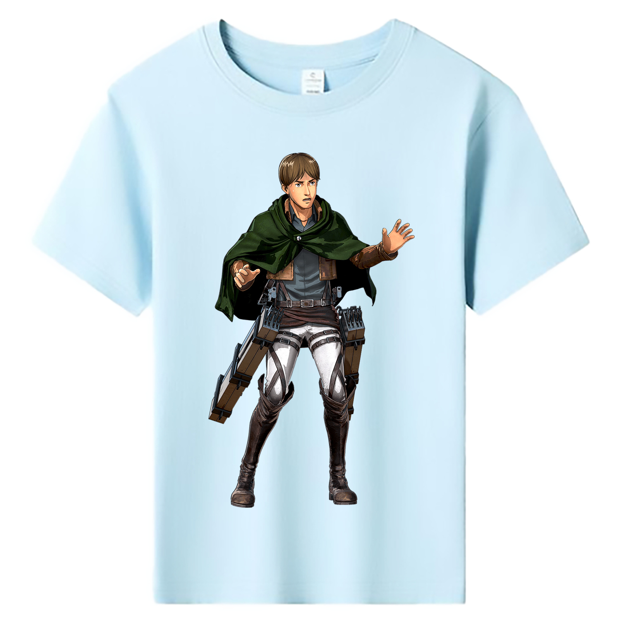 （画像用） 進撃の巨人 Attack on Titan 綿100％キッズTシャツ（フロントプリント）